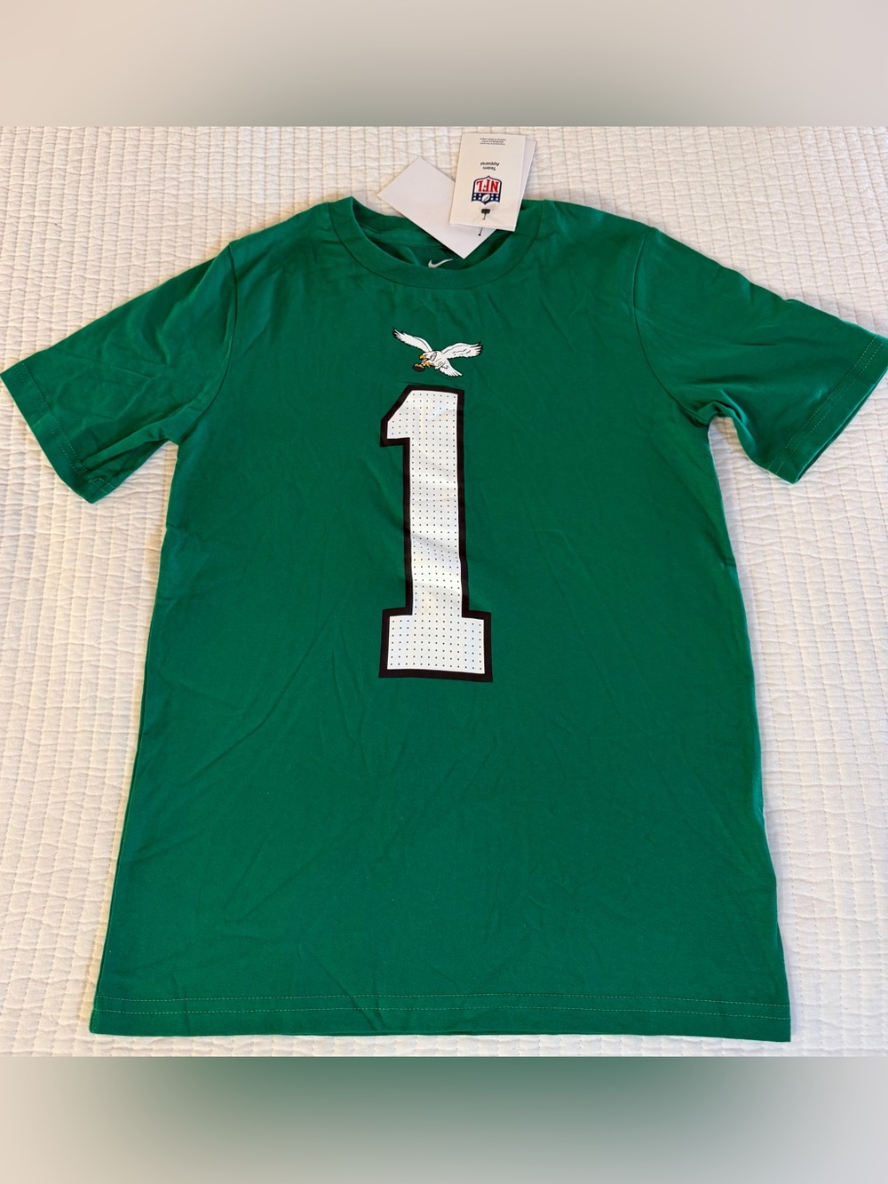 Nike NFL Kelly Green Eagles Football Jersey shirt Jalen Hurts #1 - NWT!